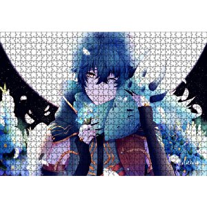 Anime Genç Ve Ejderha Puzzle Yapboz Mdf Ahşap 1000 Parça