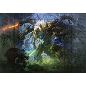 Star Wars Yoda Vs General Grievous Puzzle Yapboz Mdf Ahşap 120 Parça