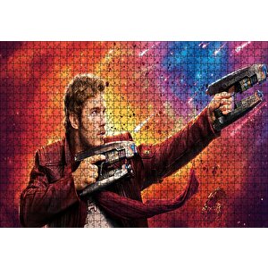 Galaksinin Koruyucuları Chris Pratt Puzzle Yapboz Mdf Ahşap 1000 Parça