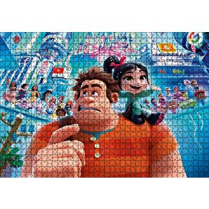 Wreck It Ralph 2 Puzzle Yapboz Mdf Ahşap 1000 Parça
