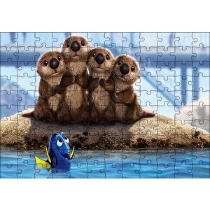 Kayıp Balık Dory Puzzle Yapboz Mdf Ahşap 120 Parça