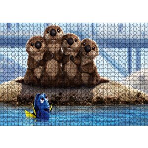 Kayıp Balık Dory Puzzle Yapboz Mdf Ahşap 1000 Parça