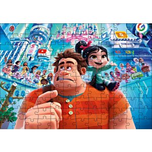 Wreck It Ralph 2 Puzzle Yapboz Mdf Ahşap 120 Parça