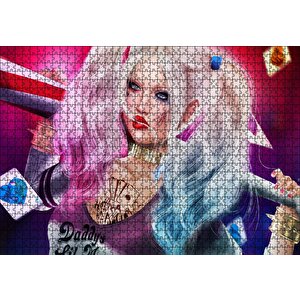 Cakapuzzle  Harley Quinn Iskanbil Puzzle Yapboz Mdf Ahşap