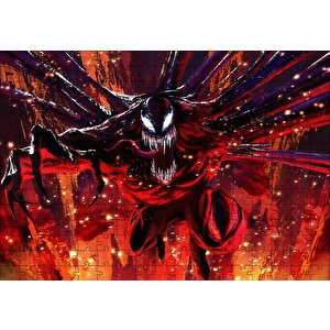 Venom Key Art Puzzle Yapboz Mdf Ahşap 255 Parça