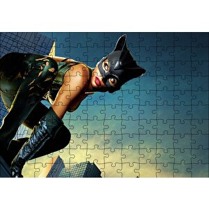 Catwoman Halle Berry Puzzle Yapboz Mdf Ahşap 120 Parça