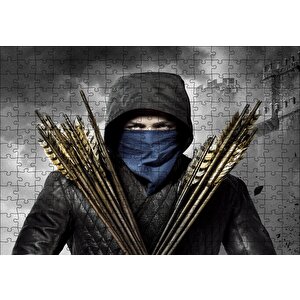Robin Hood Taron Eggerton Puzzle Yapboz Mdf Ahşap 255 Parça