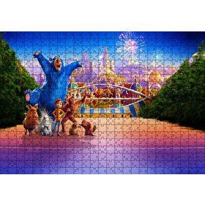 Wonder Park Kahramanlar Puzzle Yapboz Mdf Ahşap 500 Parça