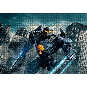Pacific Rim Uprising Gipsy Avenger Puzzle Yapboz Mdf Ahşap 1000 Parça