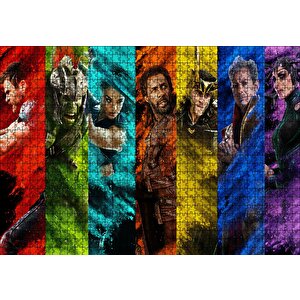 Thor Ragnarok Jeff Goldblum Anthony Hopkins Cate Blanchett Puzzle Yapboz Mdf Ahşap 1000 Parça