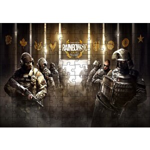 Rainbow 6 Siege Pro League Puzzle Yapboz Mdf Ahşap 120 Parça