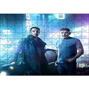 Blade Runner Ryan Gosling Harrison Ford Puzzle Yapboz Mdf Ahşap 120 Parça