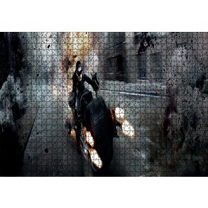Catwoman Anne Hathaway Puzzle Yapboz Mdf Ahşap 1000 Parça