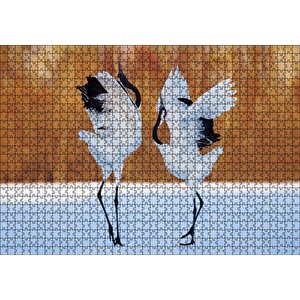 Japon Turna Dansı Görseli Puzzle Yapboz Mdf Ahşap 1000 Parça