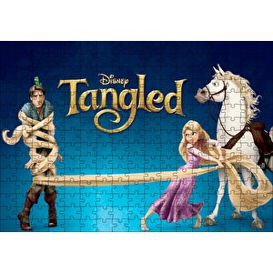 Karmakarışık Rapunzel At Ve Genç Puzzle Yapboz Mdf Ahşap 255 Parça