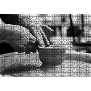Çömlekçilik Puzzle Yapboz Mdf Ahşap 1000 Parça