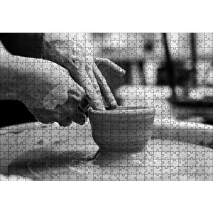 Çömlekçilik Puzzle Yapboz Mdf Ahşap 500 Parça