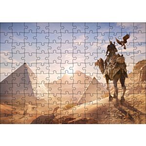 Assassins Creed Mısır Bayek Puzzle Yapboz Mdf Ahşap 120 Parça