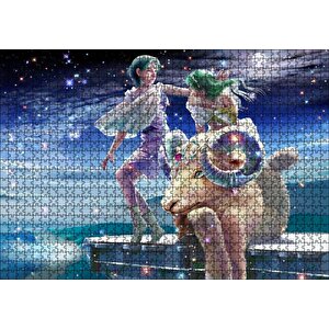 Koç Burcu Görseli Puzzle Yapboz Mdf Ahşap 1000 Parça