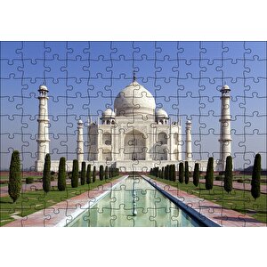Dünya Mirası Tac Mahal Puzzle Yapboz Mdf Ahşap 120 Parça