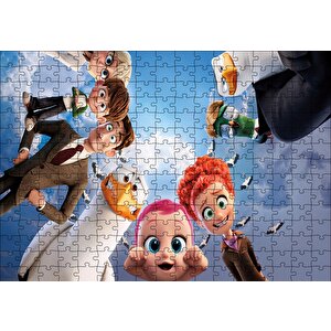 Leylekler Bebek, Sarah, Henry Ve Nate Puzzle Yapboz Mdf Ahşap 255 Parça