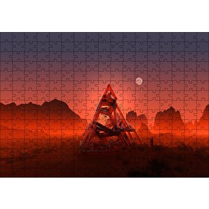 Kızıl Gezegen 3d Şekiller Puzzle Yapboz Mdf Ahşap 255 Parça