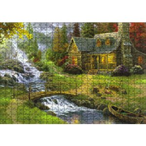 Ev Dere Ceylan Doğa Puzzle Yapboz Mdf Ahşap 500 Parça