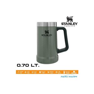 The Big Grip Beer Stein Termos Bira Bardağı 0.70 Litre Yeşil