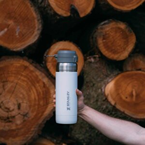 The Quick Flip Paslanmaz Çelik Termos 1.06 Lt Beyaz