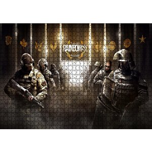 Rainbow 6 Siege Pro League Puzzle Yapboz Mdf Ahşap 1000 Parça