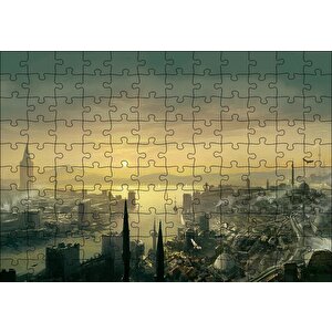 Assassins Creed Relevations Haliç Manzarası Puzzle Yapboz Mdf Ahşap 120 Parça
