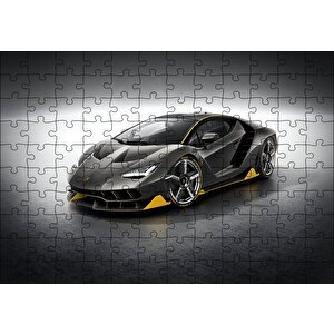 Lamborghini Centenario Puzzle Yapboz Mdf Ahşap 120 Parça