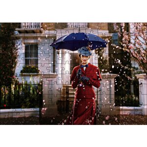 Mary Poppins Returns Emily Blunt Puzzle Yapboz Mdf Ahşap 120 Parça