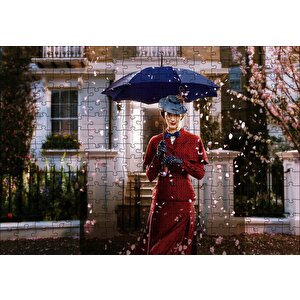 Mary Poppins Returns Emily Blunt Puzzle Yapboz Mdf Ahşap 255 Parça