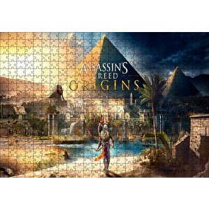 Assassins Creed Origins Egypt Puzzle Yapboz Mdf Ahşap 500 Parça