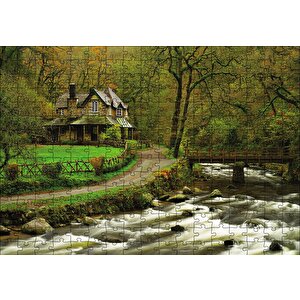 Dere Ev Yol Doğa Puzzle Yapboz Mdf Ahşap 255 Parça