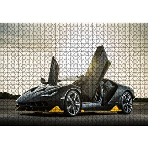 Lamborghini Centenario Kapılar Açık Puzzle Yapboz Mdf Ahşap 1000 Parça