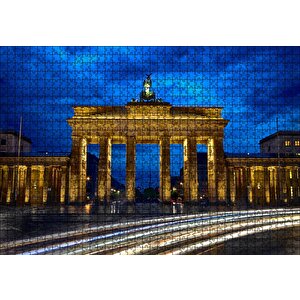 Berlin Brandenburg Kapısı Puzzle Yapboz Mdf Ahşap 1000 Parça