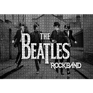 The Beatles Rock Grubu Puzzle Yapboz Mdf Ahşap 1000 Parça