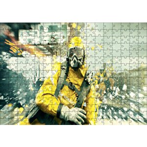 Quantum Break Maskeli Adam Puzzle Yapboz Mdf Ahşap 255 Parça