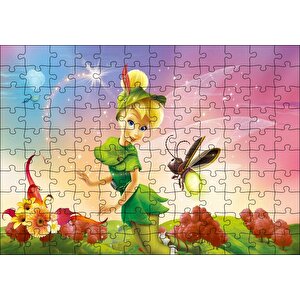 Tinkerbell Ve Arı Disney Prenses Puzzle Yapboz Mdf Ahşap 120 Parça