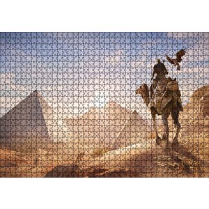 Assassins Creed Mısır Bayek Puzzle Yapboz Mdf Ahşap 1000 Parça