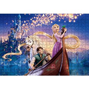 Sinbad Ve Prenses Kayıkta Puzzle Yapboz Mdf Ahşap 500 Parça