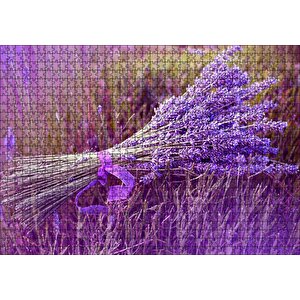Bir Demet Lavanta Puzzle Yapboz Mdf Ahşap 1000 Parça