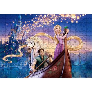 Sinbad Ve Prenses Kayıkta Puzzle Yapboz Mdf Ahşap 255 Parça