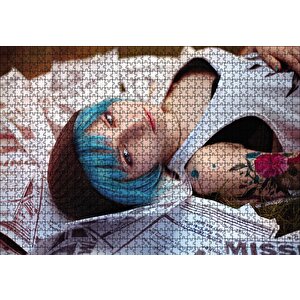 Gazete Küpürleri Üstünde Life Is Strange Max Puzzle Yapboz Mdf Ahşap 1000 Parça
