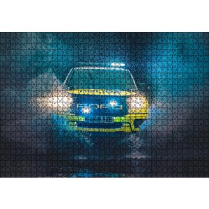 Ford Ranger Raptor Polis Aracı Puzzle Yapboz Mdf Ahşap 1000 Parça