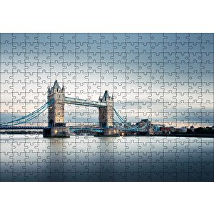 Londra Tower Bridge Puzzle Yapboz Mdf Ahşap 255 Parça