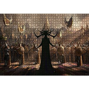 Thor Ragnarok Kompozisyon Puzzle Yapboz Mdf Ahşap 1000 Parça
