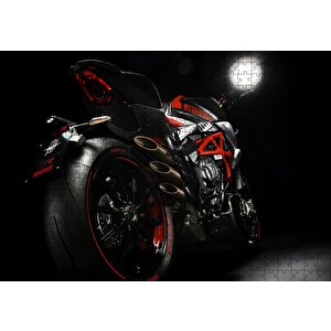 Mv Agusta Brutale 800 Rr Arka Görünüş Puzzle Yapboz Mdf Ahşap 500 Parça